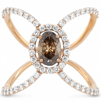 Bague Crivelli Or Rose et...