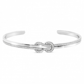 Bracelet Fred or gris diamants