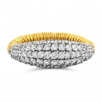 Bague Or Jaune et Diamants