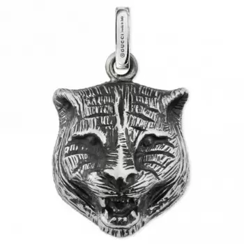 Pendentif Gucci Chat Argent