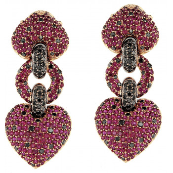 Boucles d'oreilles Coeur Or...