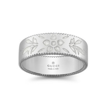 Bague Gucci Icon or blanc