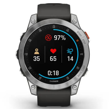 Montre Garmin EPIX Gen 2 Sapphire Titane blanche –