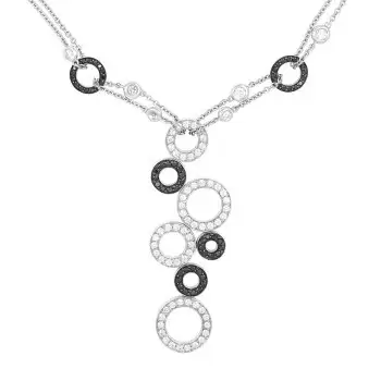 Collier Crivelli Or Gris,...