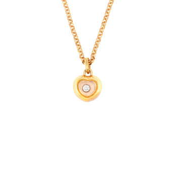 Pendentif CHOPARD Happy Spirit - Or Rose 18K (750) Et Diamants - Occasion - Suisse