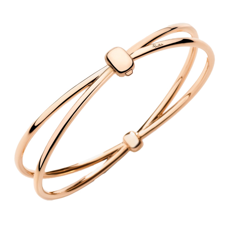 Bracelet Jonc En Laiton Effet Tressé 1 Trou 7x159 Mm - Doré Rose X1 P 156741 Bracelet Jonc En Laiton Effet Tressé 1 Trou 7x159 Mm - Doré Rose X1 P 156741