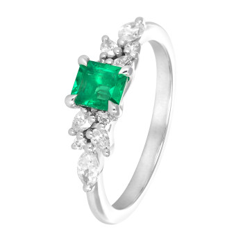 Bague Verhoeven Or Blanc,...