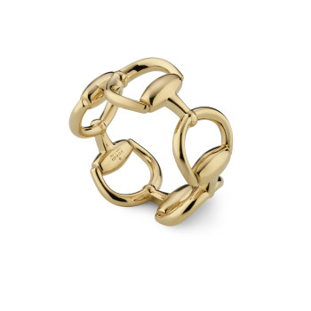 Bague Gucci Horsebit Or Jaune