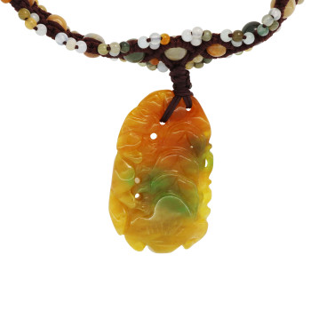 Collier Passementerie Jade...