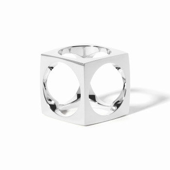 Pendentif et Bague dinh van Le Pavé GM, Argent