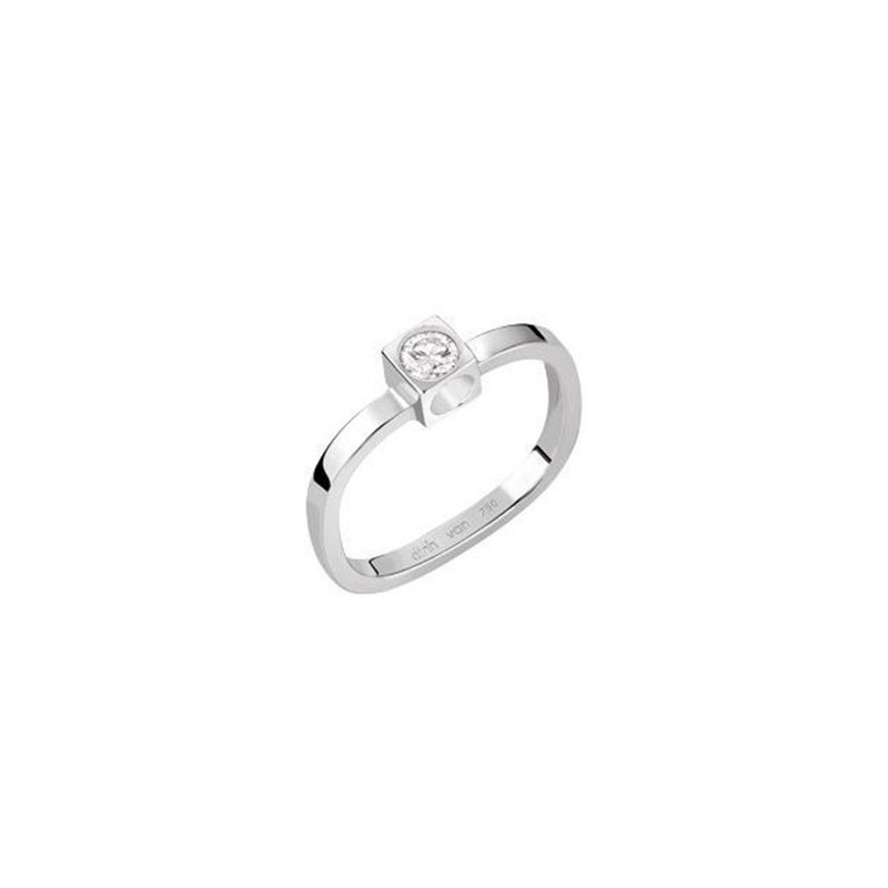 Bague dinh van Le Cube, Or blanc et Diamant