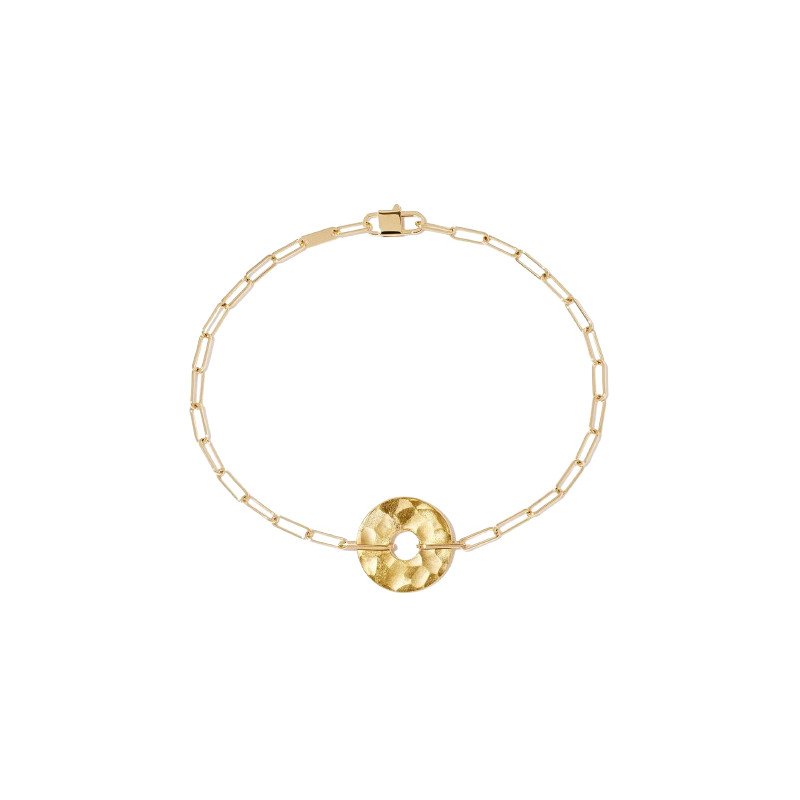 Bracelet dinh van Pi 14mm, Or jaune