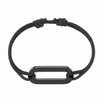 Bracelet sur cordon dinh van Maillon XL, Titane