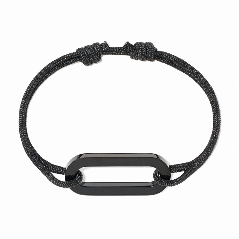 Bracelet sur cordon dinh van Maillon XL, Titane