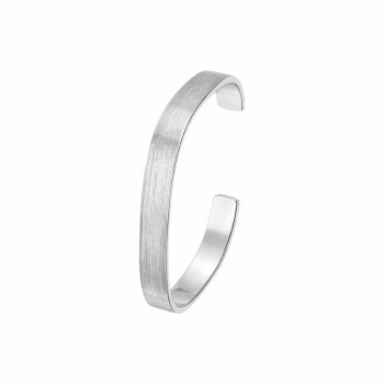Bracelet dinh van Zen, Argent brossé