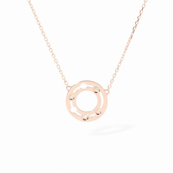 Collier dinh van Pulse, Or rose et Diamants