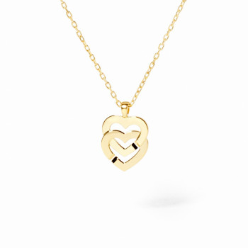 Pendentif sur chaîne Double...