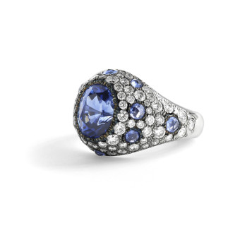 Bague Crivelli Or blanc,...