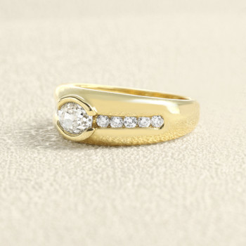 Bague jonc Or jaune et...