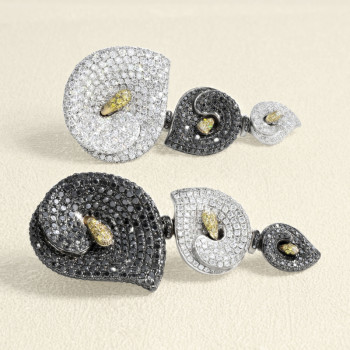 Boucles d'oreilles Or Blanc...