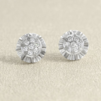 Boucles d'oreilles Or Gris...