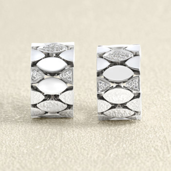 Boucles d'oreilles Or Gris...