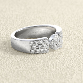 Bague Piaget Coeur Or gris...