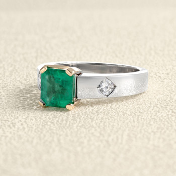 Bague Or Gris et Jaune,...