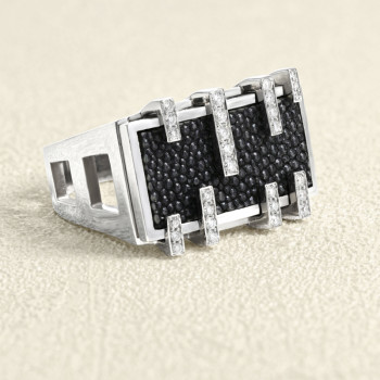 Bague Tom Gerard Or Gris, 2...