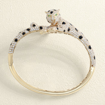 Bracelet Panthère Or Jaune,...