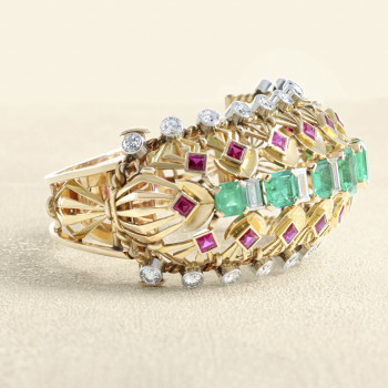 Bracelet 1940 Or Jaune,...