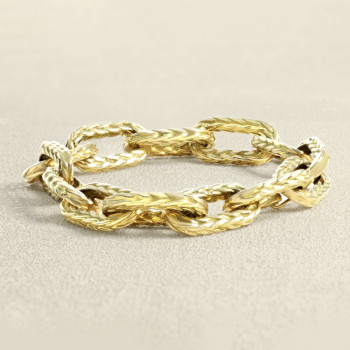 Bracelet maille godronnées...