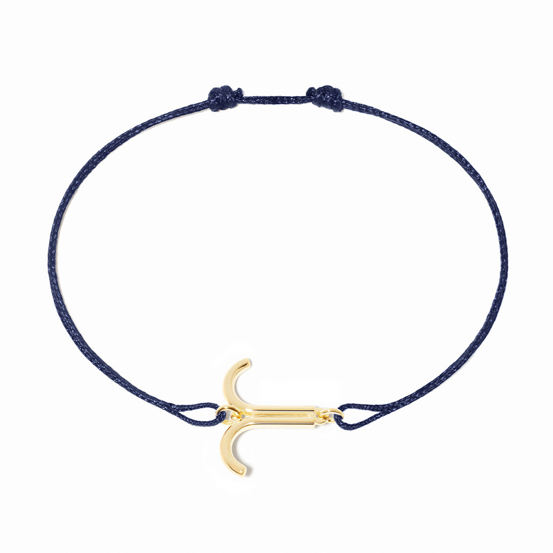 Bracelet cordon dinh van Les Signes Bélier Or jaune