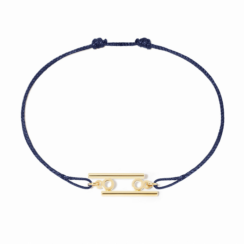 Bracelet cordon dinh van Les Signes Cancer Or jaune