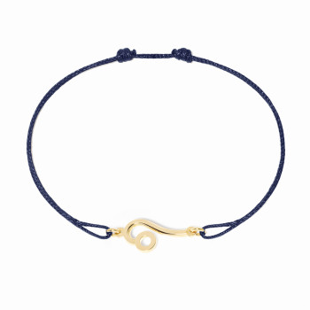 Bracelet cordon dinh van Les Signes Lion Or jaune