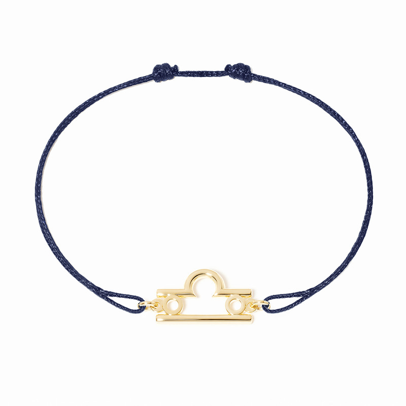 Bracelet cordon dinh van Les Signes Balance Or jaune