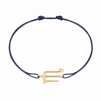 Bracelet cordon dinh van Les Signes Scorpion Or jaune