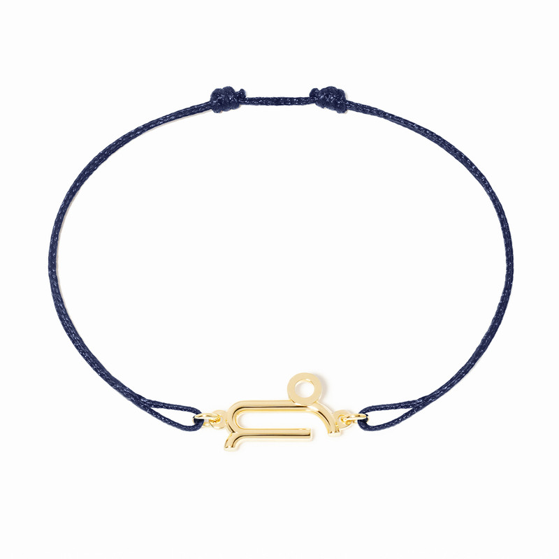 Bracelet cordon dinh van Les Signes Capricorne Or jaune