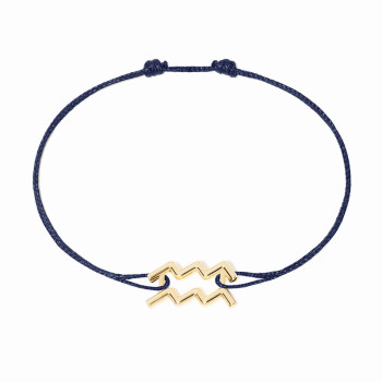 Bracelet cordon dinh van Les Signes Verseau Or jaune