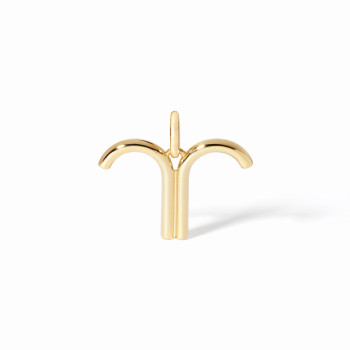 Pendentif dinh van Les Signes Bélier petit modèle Or jaune