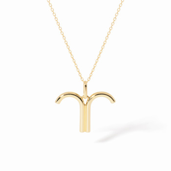 Pendentif dinh van Les Signes Bélier petit modèle Or jaune
