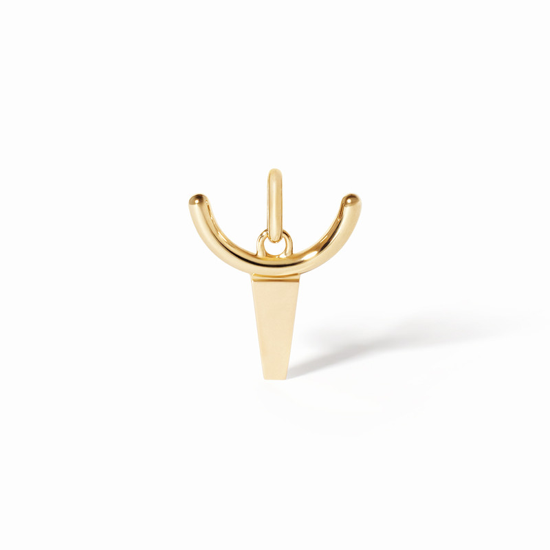 Pendentif dinh van Les Signes Taureau petit modèle Or jaune