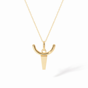 Pendentif dinh van Les Signes Taureau petit modèle Or jaune