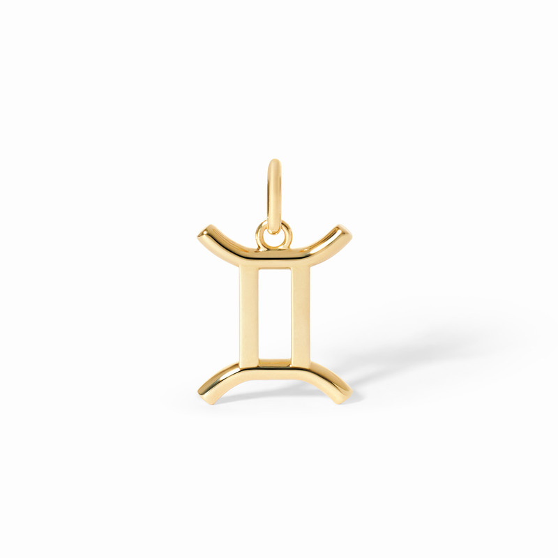 Pendentif dinh van Les Signes Gémeaux petit modèle Or jaune