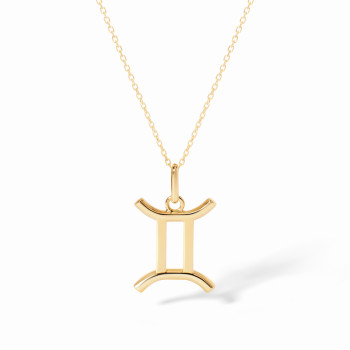 Pendentif dinh van Les Signes Gémeaux petit modèle Or jaune