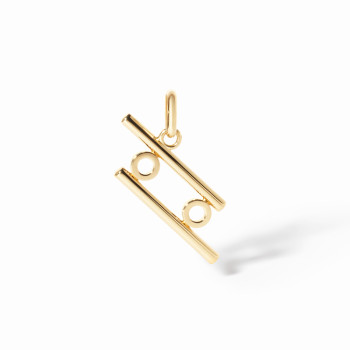 Pendentif dinh van Les Signes Cancer petit modèle Or jaune