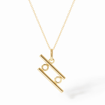 Pendentif dinh van Les Signes Cancer petit modèle Or jaune