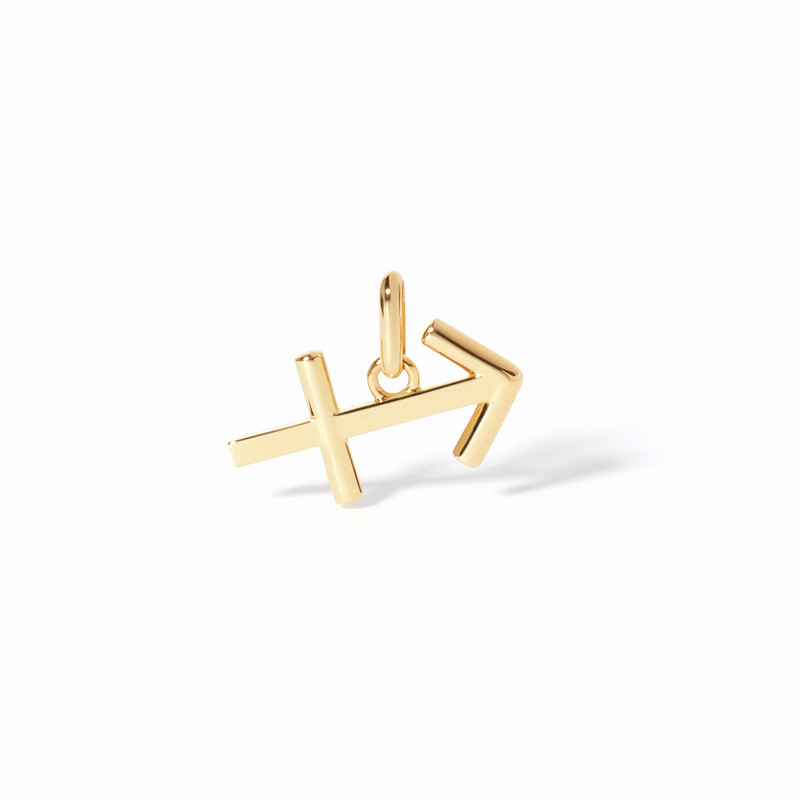 Pendentif dinh van Les Signes Sagitaire petit modèle Or jaune