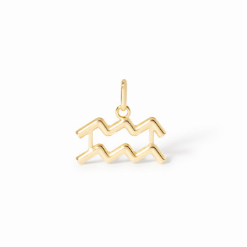 Pendentif dinh van Les Signes Verseau petit modèle Or jaune