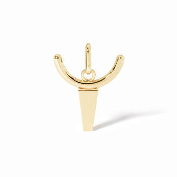 Pendentif dinh van Les Signes Taureau grand modèle Or jaune